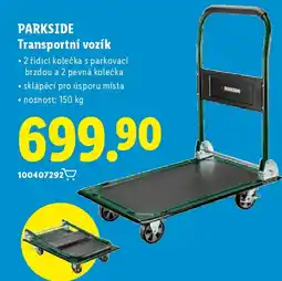Lidl PARKSIDE Transportní vozík nabídka