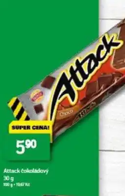 Brněnka Attack čokoládový nabídka