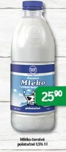 Brněnka Mleko čerstvé polotučné 1,5% nabídka