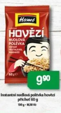 Brněnka Instantni nudlová polévka hovězí příchuť nabídka