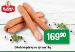 Brněnka Bitešské párky se sýrem nabídka