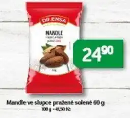 Brněnka Mandle ve slupce pražené solené nabídka