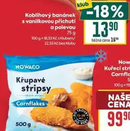 Billa Nowaco Kuřecí stripsy Cornflake nabídka