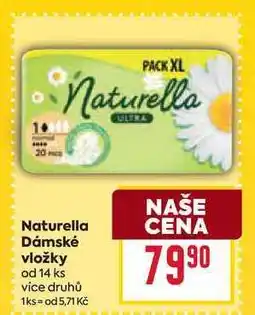 Billa Naturella Dámské vložky od 14 ks nabídka