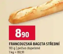 Terno FRANCOUZSKÁ BAGETA STŘEDNÍ 110 g pečivo dopečené nabídka