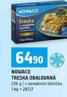 Terno NOWACO TRESKA OBALOVANÁ 226 g v cereálním těstíčku nabídka