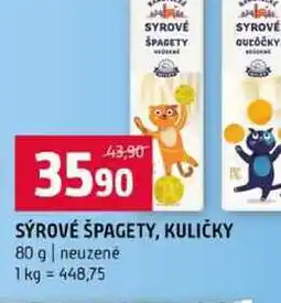 Terno SÝROVÉ ŠPAGETY, KULIČKY 80 g neuzené nabídka
