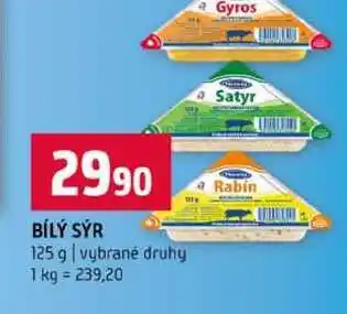 Terno BÍLÝ SÝR 125 g vybrané druhy nabídka