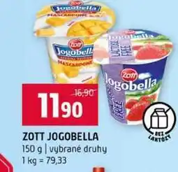 Terno ZOTT JOGOBELLA 150 g vybrané druhy nabídka