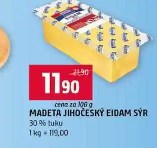 Terno MADETA JIHOČESKÝ EIDAM SÝR 30% tuku nabídka