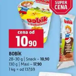 Terno BOBÍK 28-30 g Snack 130 g Maxi nabídka