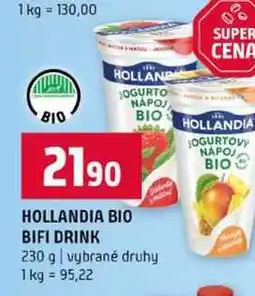 Terno HOLLANDIA BIO BIFI DRINK 230 g vybrané druhy nabídka