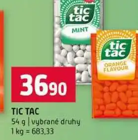Terno TIC TAC 54 g vybrané druhy nabídka