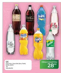 Tamda Foods CC Coca Cola, Coca Cola Zero, Fanta, Kinley, Sprite nabídka