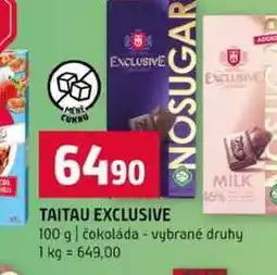 Terno TAITAU EXCLUSIVE 100 g čokoláda vybrané druhy nabídka
