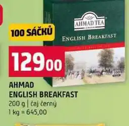 Terno AHMAD ENGLISH BREAKFAST 200 g čaj černý nabídka