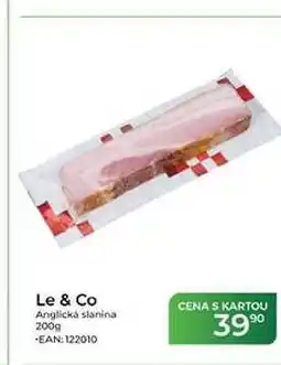 Tamda Foods Le & Co Anglická slanina nabídka