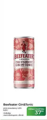 Tamda Foods Beefeater Gin&Tonic pink strawberry 4,9% 0,251 nabídka