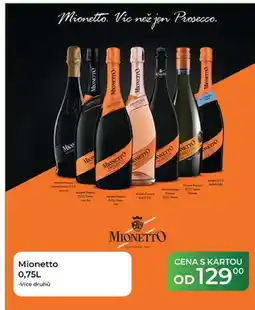 Tamda Foods Mionetto nabídka