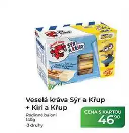 Tamda Foods Veselá kráva Sýr a Křup + Kiri a Křup Rodinné balení 140g nabídka