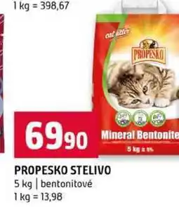 Terno PROPESKO STELIVO 5 kg bentonitové nabídka