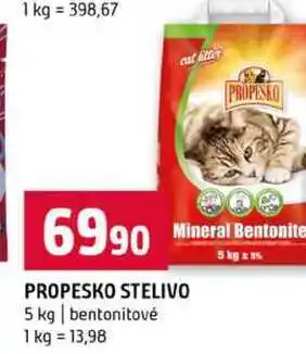 Terno PROPESKO STELIVO 5 kg bentonitové nabídka