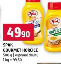 Terno SPAK GOURMET HOŘČICE 500 g vybrané druhy nabídka