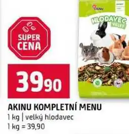 Terno AKINU KOMPLETNÍ MENU 1 kg velký hlodavec nabídka