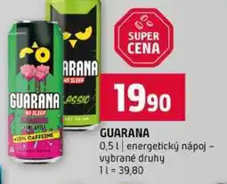 Terno GUARANA 0,5l energetický nápoj vybrané druhy nabídka