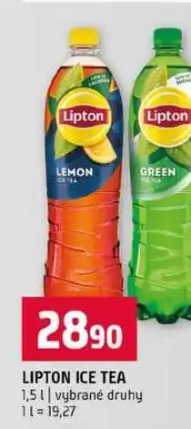 Terno LIPTON ICE TEA 1,5l vybrané druhy nabídka
