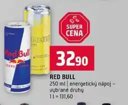 Terno RED BULL 250 ml energetický nápoj vybrané druhy nabídka