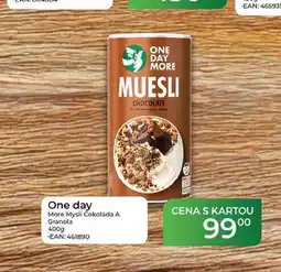 Tamda Foods One day More Mysli Čokoláda A Granola nabídka