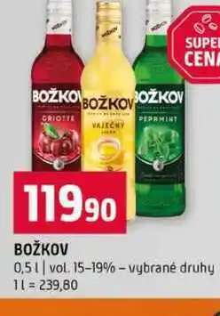 Terno BOŽKOV 0,5l vol. 15-19% vybrané druhy nabídka