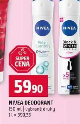 Terno NIVEA DEODORANT 150 ml vybrané druhy nabídka