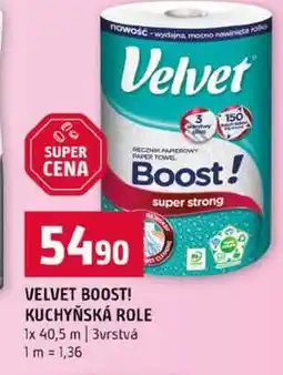 Terno VELVET BOOST! KUCHYŇSKÁ ROLE 1x 40,5 m 3vrstvá nabídka