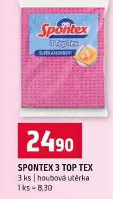Terno SPONTEX 3 TOP TEX 3 ks houbová utěrka nabídka