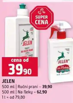 Terno JELEN 500 ml Ruční praní 500 ml Na fleky nabídka