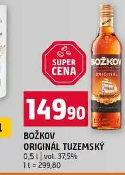 Terno BOŽKOV ORIGINÁL TUZEMSKÝ 0,5l vol. 37,5% nabídka