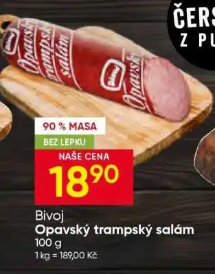 Hruška Bivoj Opavský trampský salám nabídka