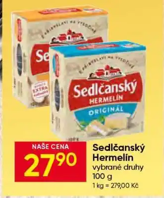 Hruška Sedlčanský hermelín nabídka