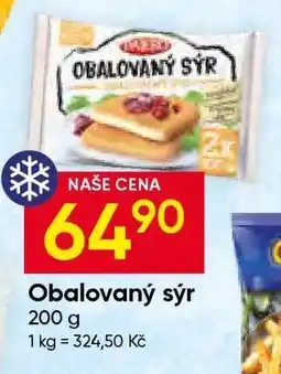 Hruška Obalovaný sýr nabídka