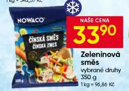 Hruška Zeleninová směs nabídka