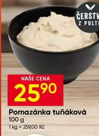 Hruška Pomazánka tuňáková nabídka