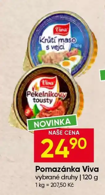 Hruška POMAZÁNKA VIVA nabídka