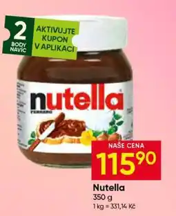 Hruška Nutella nabídka