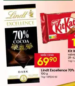 Hruška Lindt Excellence 70% nabídka