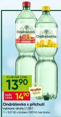 Hruška Ondrášovka s příchutí nabídka