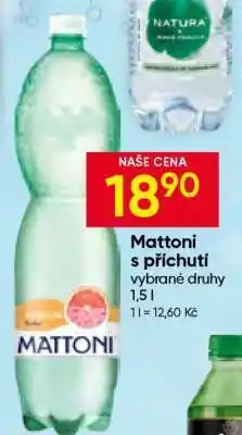 Hruška Mattoni s příchutí nabídka