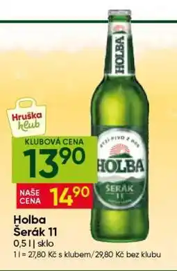 Hruška Holba Šerák 11 nabídka