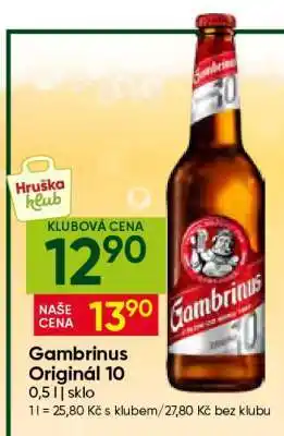 Hruška Gambrinus Originál 10 nabídka